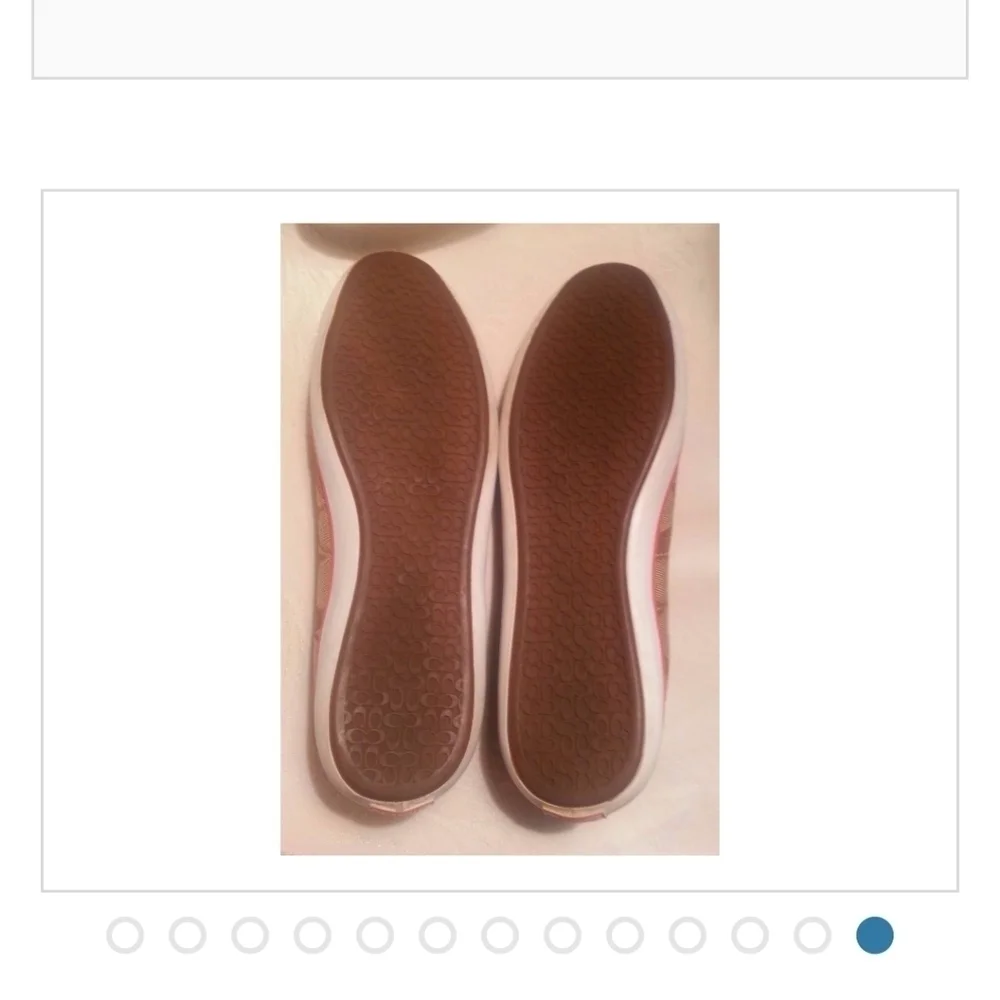 Authentic COACH LANDON FLAT SHOES SIZE 8.5